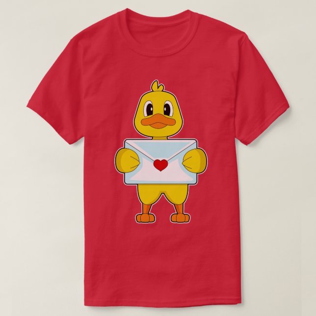 Camiseta Carta de amor de Duck (Diseño del anverso)