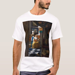 Camiseta Carta de amor, Johannes Vermeer