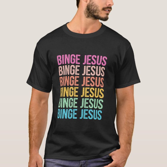 Camiseta Carta de arcoiris retro de Merch Binge elegida por (Anverso)