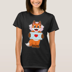 Camiseta Carta de bodas de la novia zorro