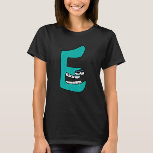 Camiseta Carta De Emoción E Alfabetización Para Chicas De N