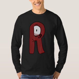 Camiseta Carta de emoción R Abecedario Lore
