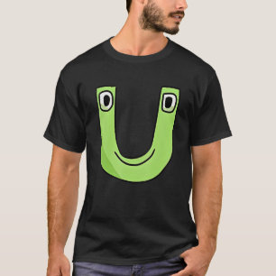 Camiseta Carta De Emoción U Alfabeto Lore Para Niños Chicas