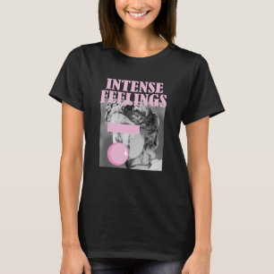 Camiseta Carta de escultura divertida para mujeres aguda ag