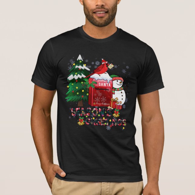 Camiseta Carta de felicitaciones al cardenal por correo de  (Anverso)