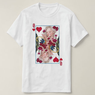 Camiseta Carta de juego de la Reina de los Corazones con gr