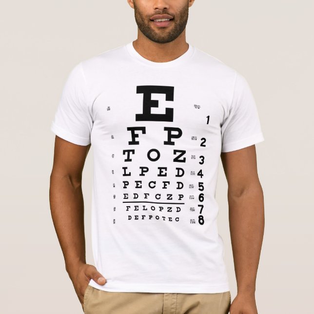Camiseta Carta de ojo (Anverso)