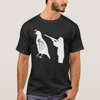 Camiseta Carta de ojo de las codornices