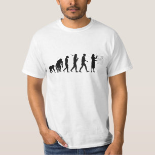 Camiseta Carta de ojo óptica de la evolución del oculista