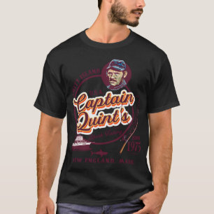 Camiseta Carta de Pesca de Tiburones de Captain Quint (Univ