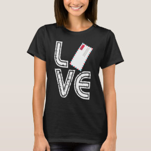 Camiseta Carta de portador de correo postal de postman Love