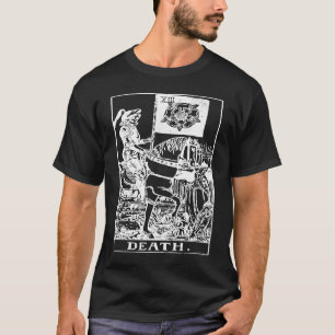 Camiseta Carta de Tarot de la Muerte XIII Diseño Vintage