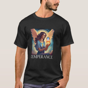 Camiseta Carta de Tarot de la Templanza, Templanza, Cartas 