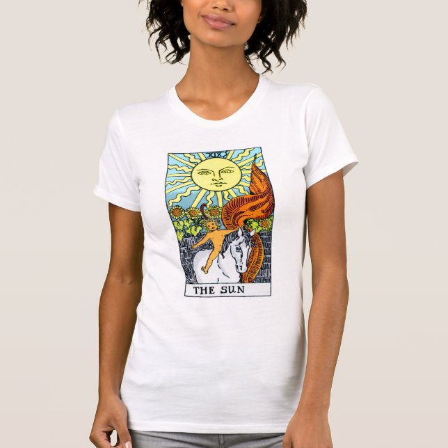 Camiseta Carta de tarot de The Sun (Anverso)