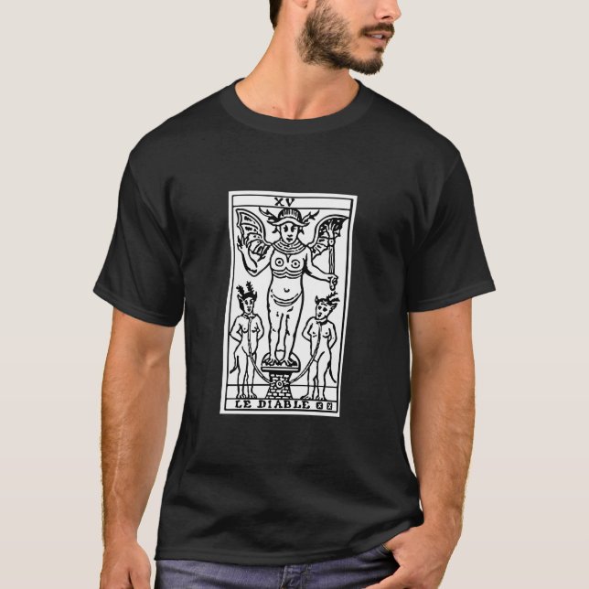 Camiseta Carta de tarot: El diablo (Anverso)