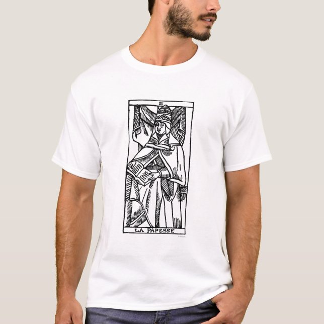 Camiseta Carta de tarot: El Popess (Anverso)