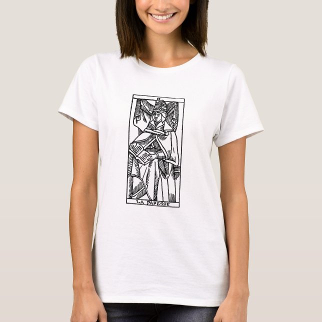 Camiseta Carta de tarot: El Popess (Anverso)