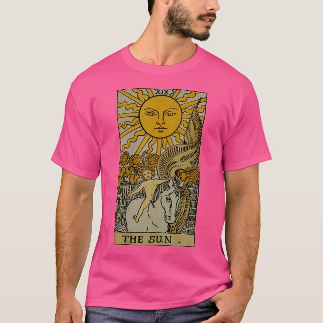 Camiseta Carta de Tarot El Sol (Anverso)
