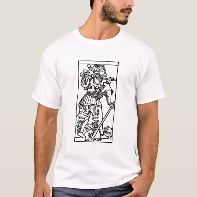 Camiseta Carta de tarot: El tonto (Anverso)