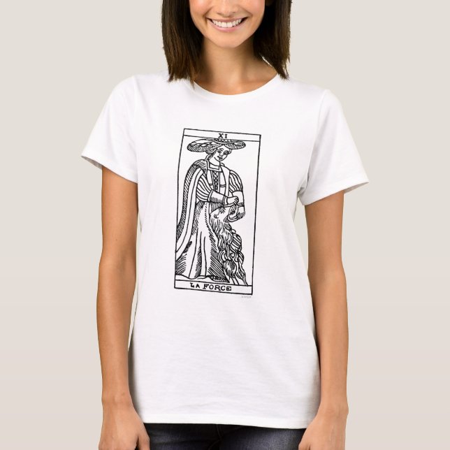 Camiseta Carta de tarot: Fuerza (Anverso)