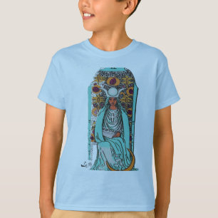 CAMISETA CARTA DE TAROT LA ALTA SACERDOTISA DE LIZ LOZ