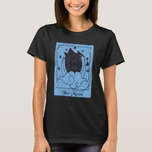Camiseta Carta de Tarot La Luna Cartas Místicas Luna Oculti