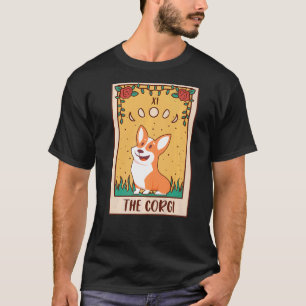 Camiseta Carta de Tarot Magia Oculta Ocultismo Perro Corgi