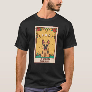 Camiseta Carta de Tarot Magia Oculta Ocultismo Perro Pastor