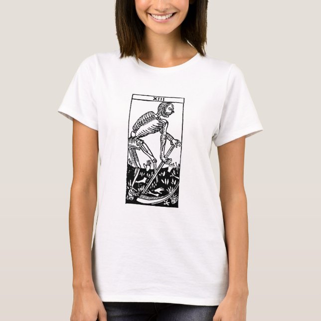 Camiseta Carta de tarot: Muerte (Anverso)