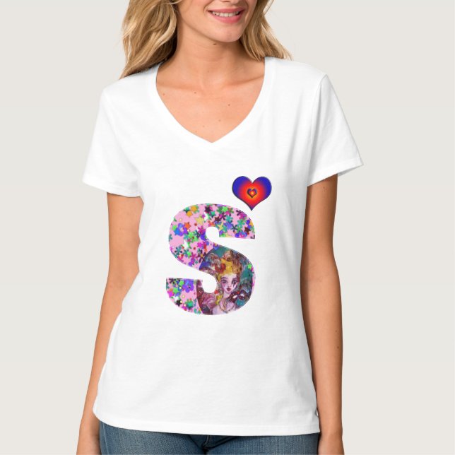 CAMISETA CARTA DE VALENTINE VENETIAN MASQUERADE MONOGRAM S (Anverso)