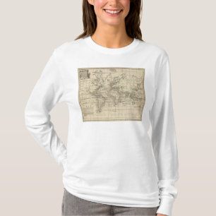 Camiseta Carta del mundo