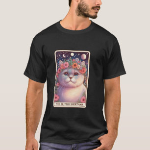 Camiseta Carta del Tarot del British Shorthair