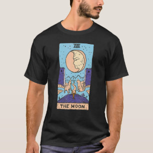 Camiseta Carta del Tarot Estético La Luna