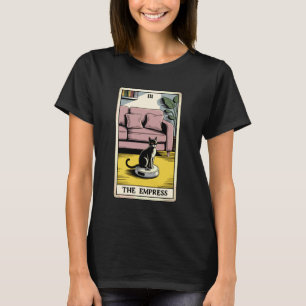 Camiseta Carta del Tarot La Emperatriz Gato En Aspiradora R