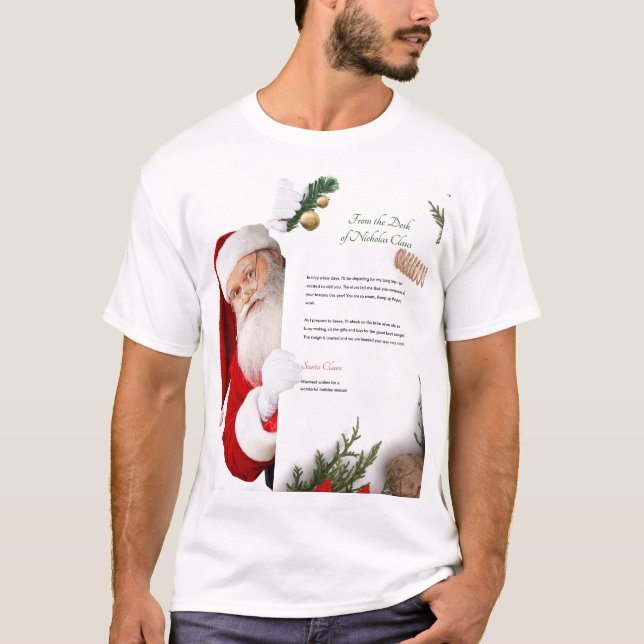 Camiseta Carta desde el escritorio de los Navidades de Nico (Anverso)