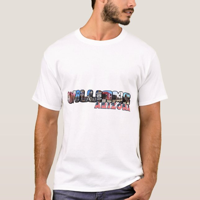 Camiseta Carta Grande de Williams Arizona (Anverso)
