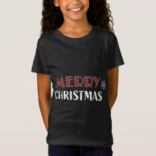 Camiseta Carta navideña de feriado de búfalo de navidad