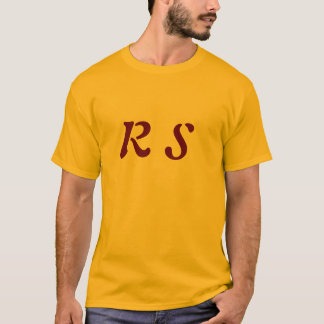 CAMISETA CARTA R S TSHIRT PARA PAREJAS