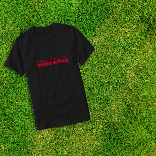 Camiseta Carta roja feliz Día del Primer Padre (Subido por el creador)