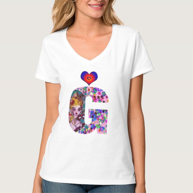 CAMISETA CARTA VALENTINA VENECIANA MASQUERADE MONOGRAM G (Anverso)