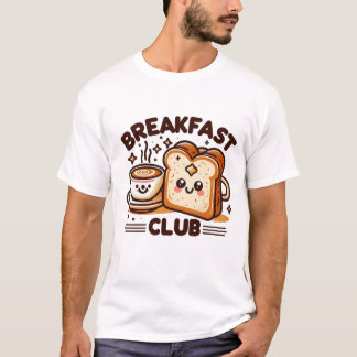 Camiseta Carta vintage del club de desayuno