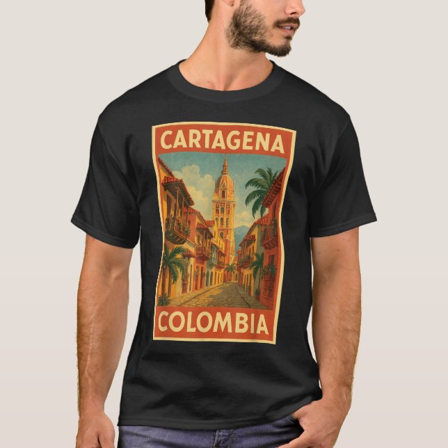 Camiseta Cartagena Colombia (Anverso)