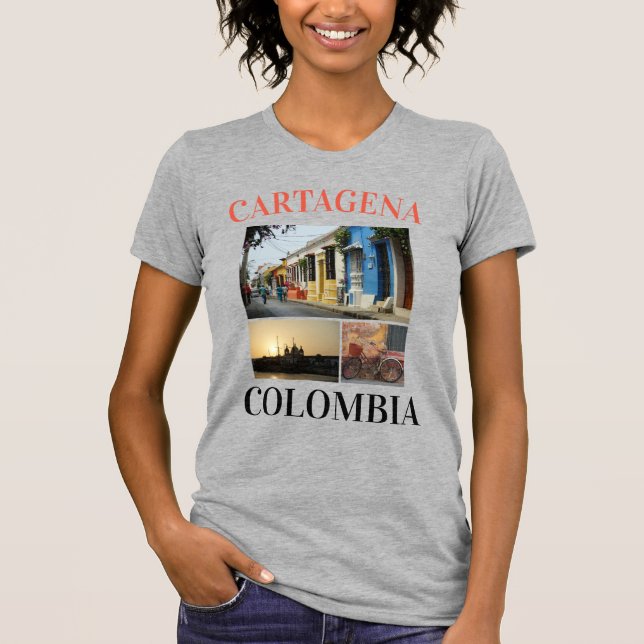 Camiseta Cartagena Colombia, en las calles (Anverso)