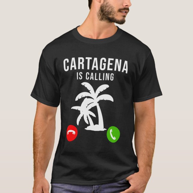 Camiseta Cartagena llama a la fiesta del recuerdo de unas v (Anverso)