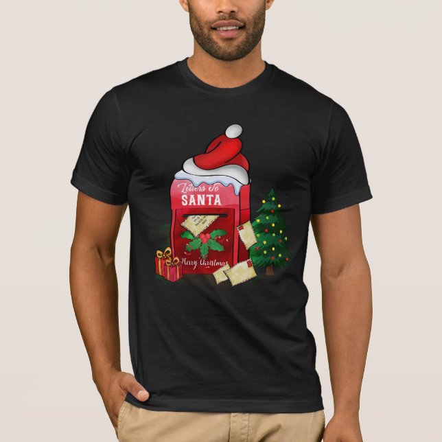 Camiseta Cartas al buzón de correo de Santa Claus (Anverso)