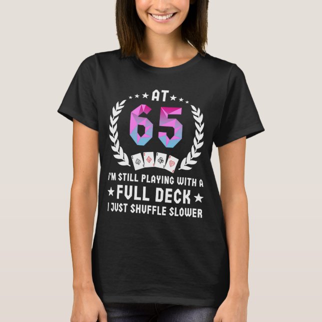 Camiseta Cartas de 65 años de edad (Anverso)