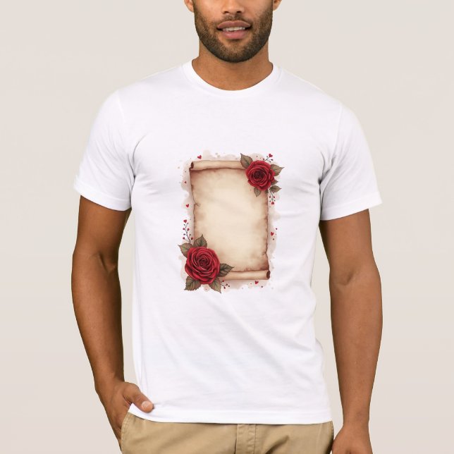 Camiseta cartas de amor (Anverso)