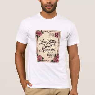 Camiseta cartas de amor y dulces recuerdos