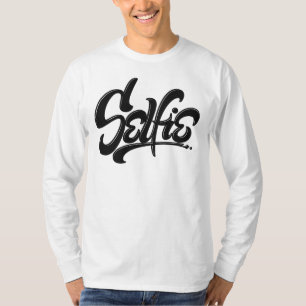 Camiseta Cartas de arte callejero de Graffiti Selfie