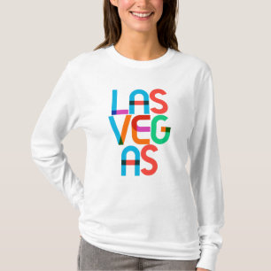 Camiseta Cartas de arte pop de Estados Unidos en Las Vegas